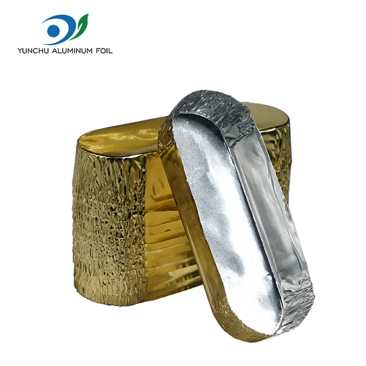 Recipientes de aluminio de aluminio ovalado de aluminio ovalado Recipientes de aluminio de aluminio ovalado de aluminio ovalado