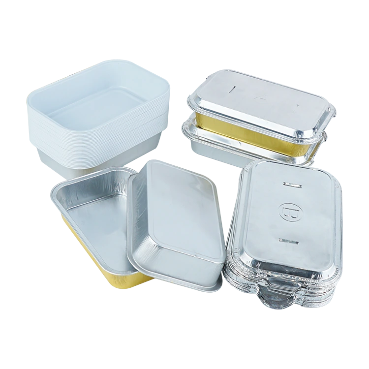 Contenedores de aluminio de comida de la aerolínea