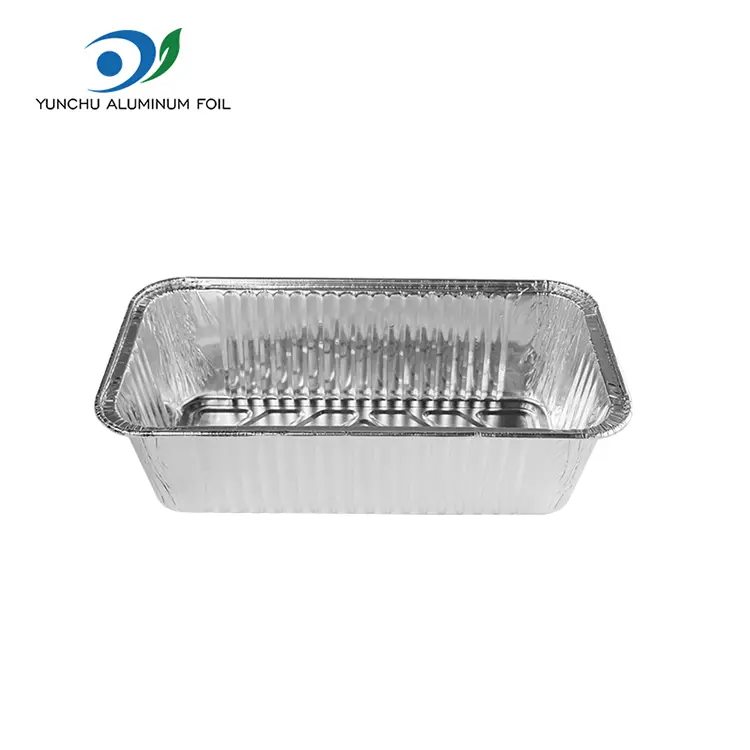 ¿Qué tiene de especial el contenedor de alimentos de aluminio de plata cuadrado?