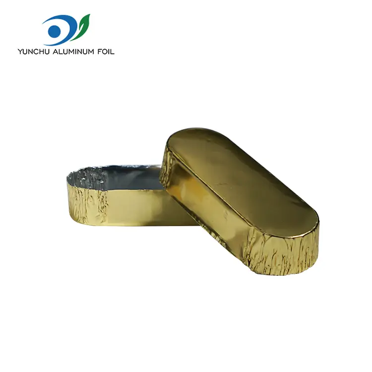 Recipientes de aluminio de aluminio ovalado de aluminio ovalado