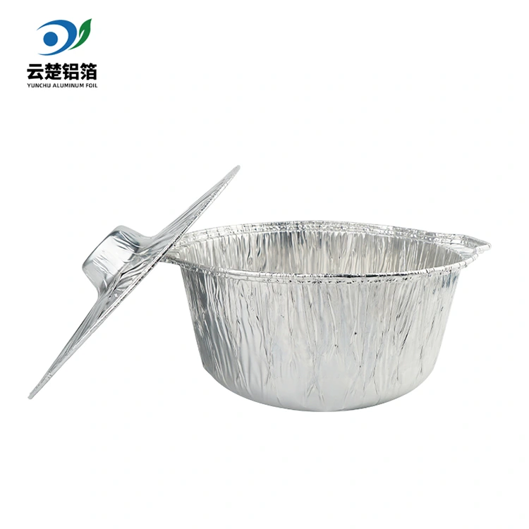 Contenedores de aluminio de aluminio de plata de catering de catering de catering