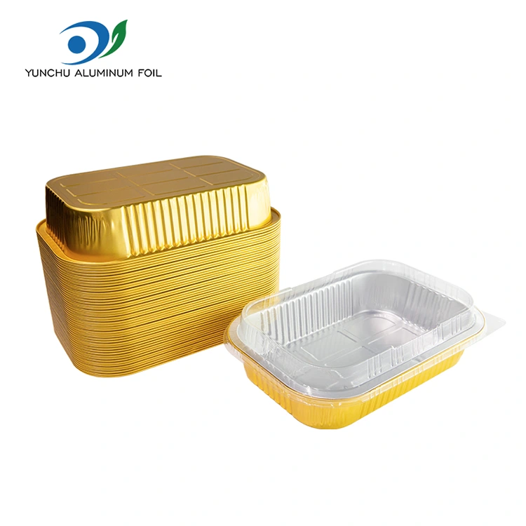 Envases de comida de aluminio resistentes para comida para llevar y entrega a domicilio
