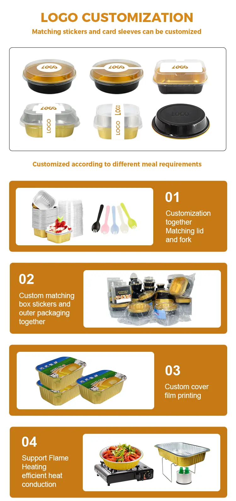 Round baking molds Smoothwall Aluminum Foil Containers