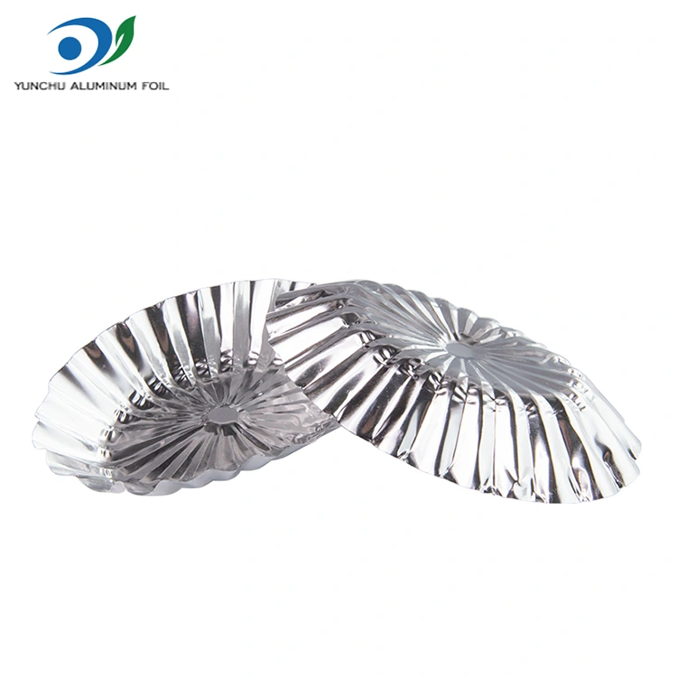 Contenedor de alimentos de aluminio de aluminio de cestillo de encaje ovalado Contenedor de alimentos de aluminio de aluminio de cestillo de encaje ovalado