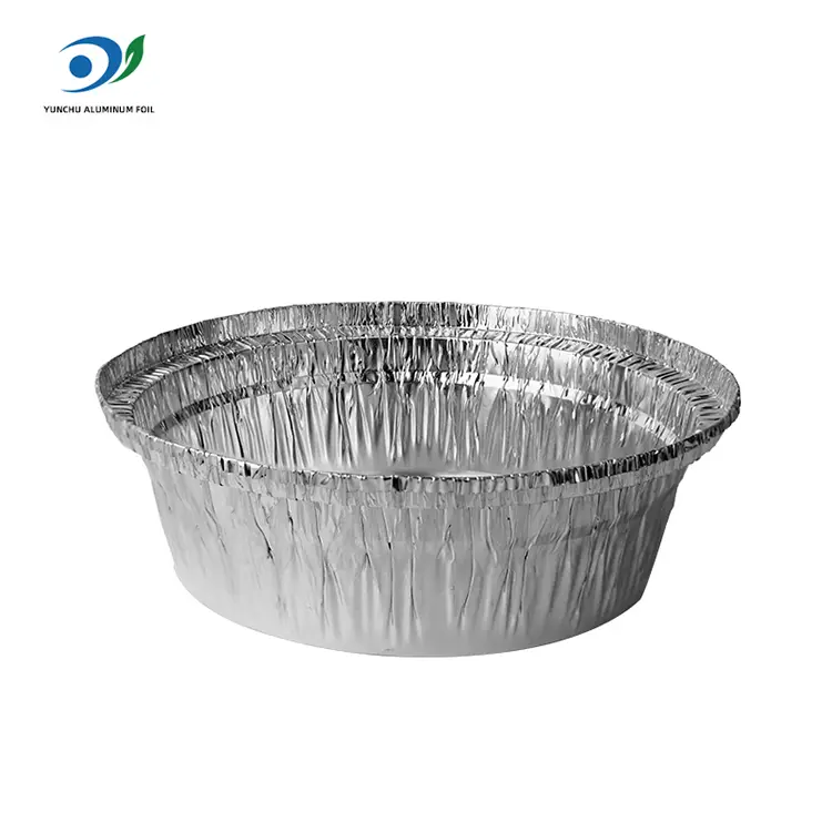 Freidora de aire redondo Catering Silver Aluminium Recipe de aluminio