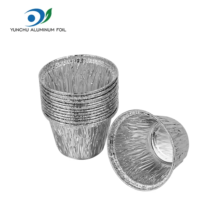 Molde redondo para pastel de papel de aluminio para hornear con freidora