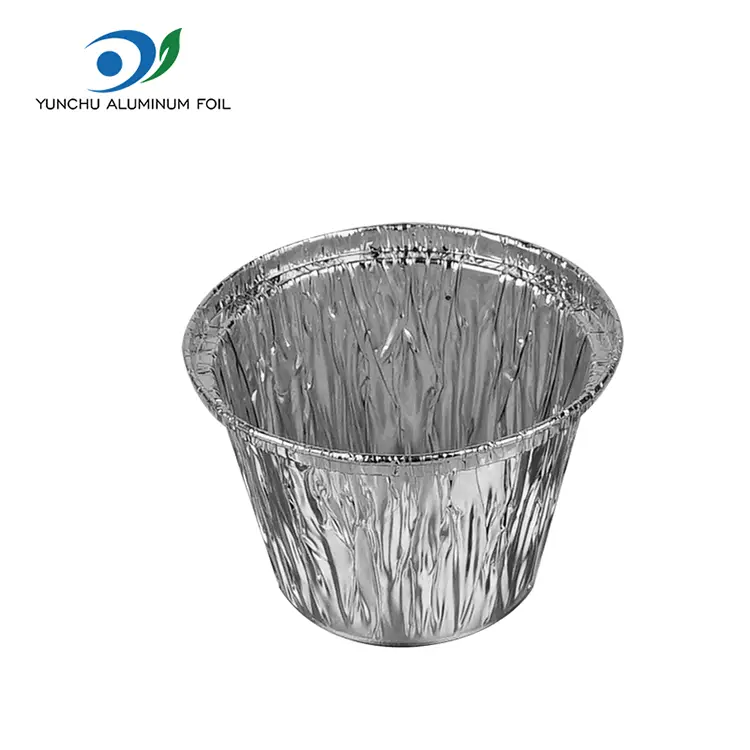 Molde redondo para pastel de papel de aluminio para hornear con freidora