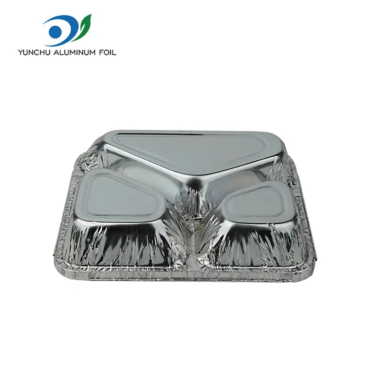 Envases para llevar de forma especial del papel de aluminio para el acondicionamiento de alimentos
