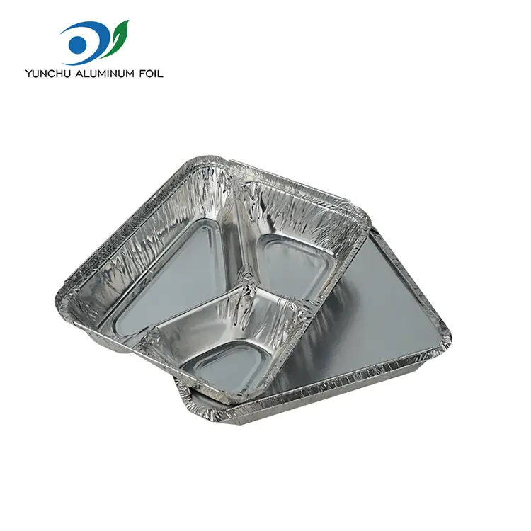 Envases para llevar de forma especial del papel de aluminio para el acondicionamiento de alimentos